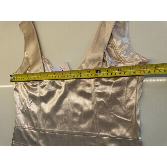 Women's Satin corset style top Summer Camisole Sleeveless silky size Large - Picture 10 of 10